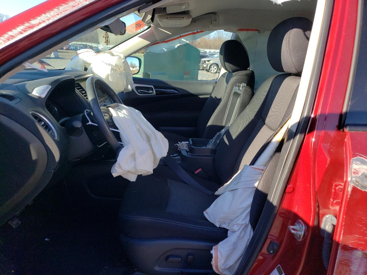 2017 Nissan Pathfinder VIN 5N1DR2MM7HC910041 Copart auction photo, rollover damage thumbnail 7