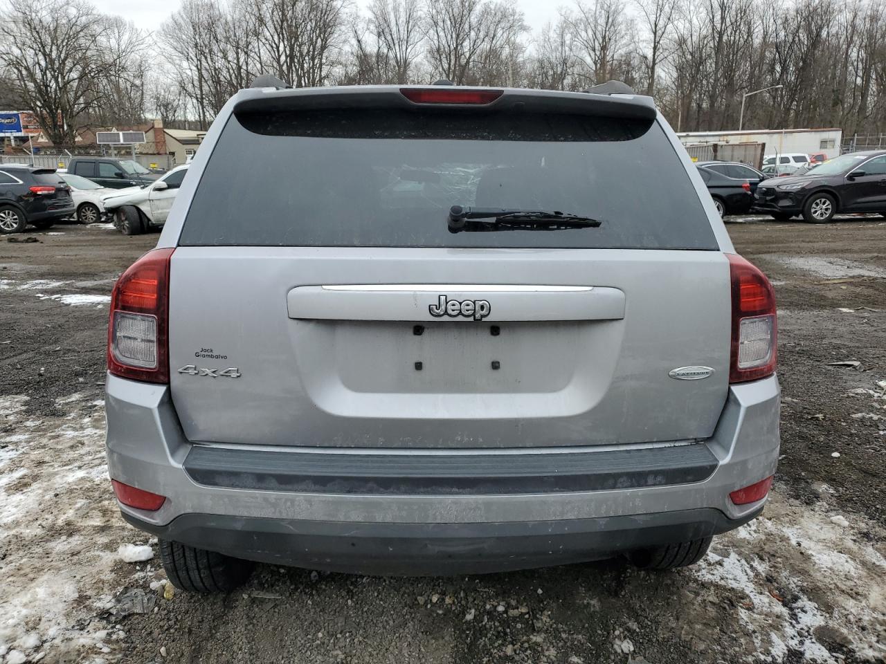 2014 Jeep Compass VIN 1C4NJDEB0ED731130 Copart auction photo, front end / side damage thumbnail 6