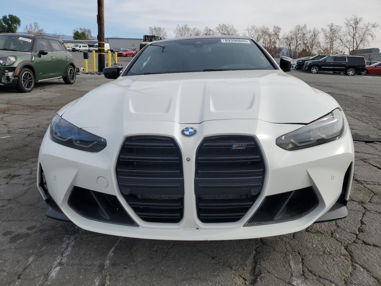 2021 BMW M4 VIN WBS33AZ09MCH29191 Copart auction photo, side / front end damage thumbnail 5