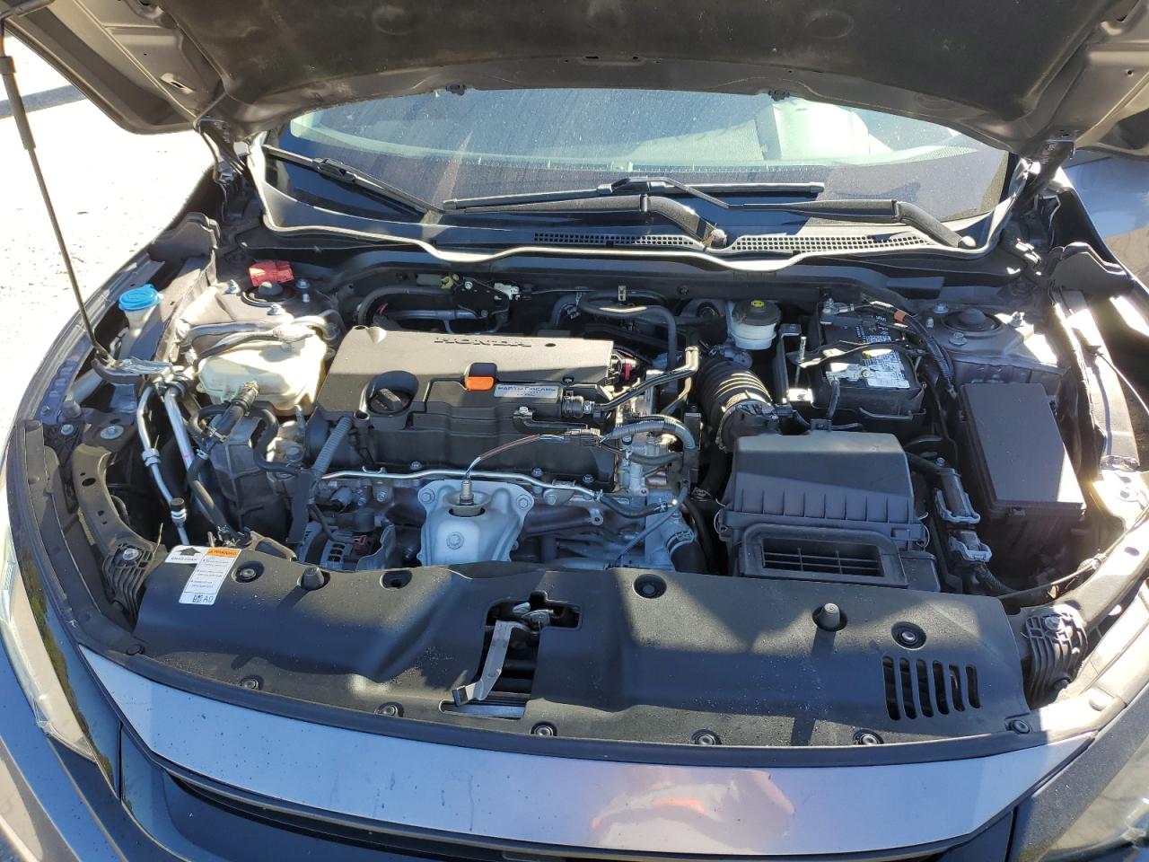 2020 Honda Civic VIN 19XFC2F6XLE003265 Copart auction photo, front end damage thumbnail 12