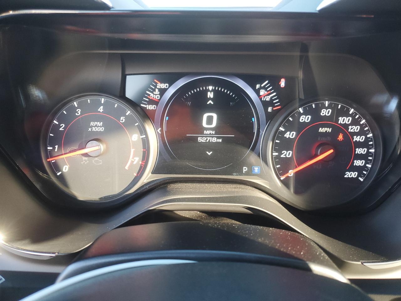 2019 Chevrolet Camaro VIN 1G1FH1R73K0136868 Copart auction photo, missing/altered vin / front end damage thumbnail 9