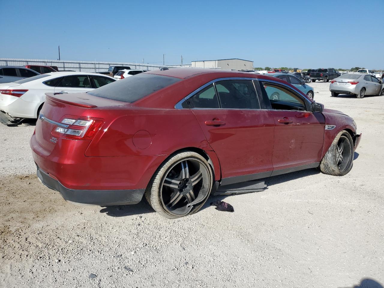 2014 Ford Taurus VIN 1FAHP2E84EG137987 Copart auction photo, front end damage thumbnail 3