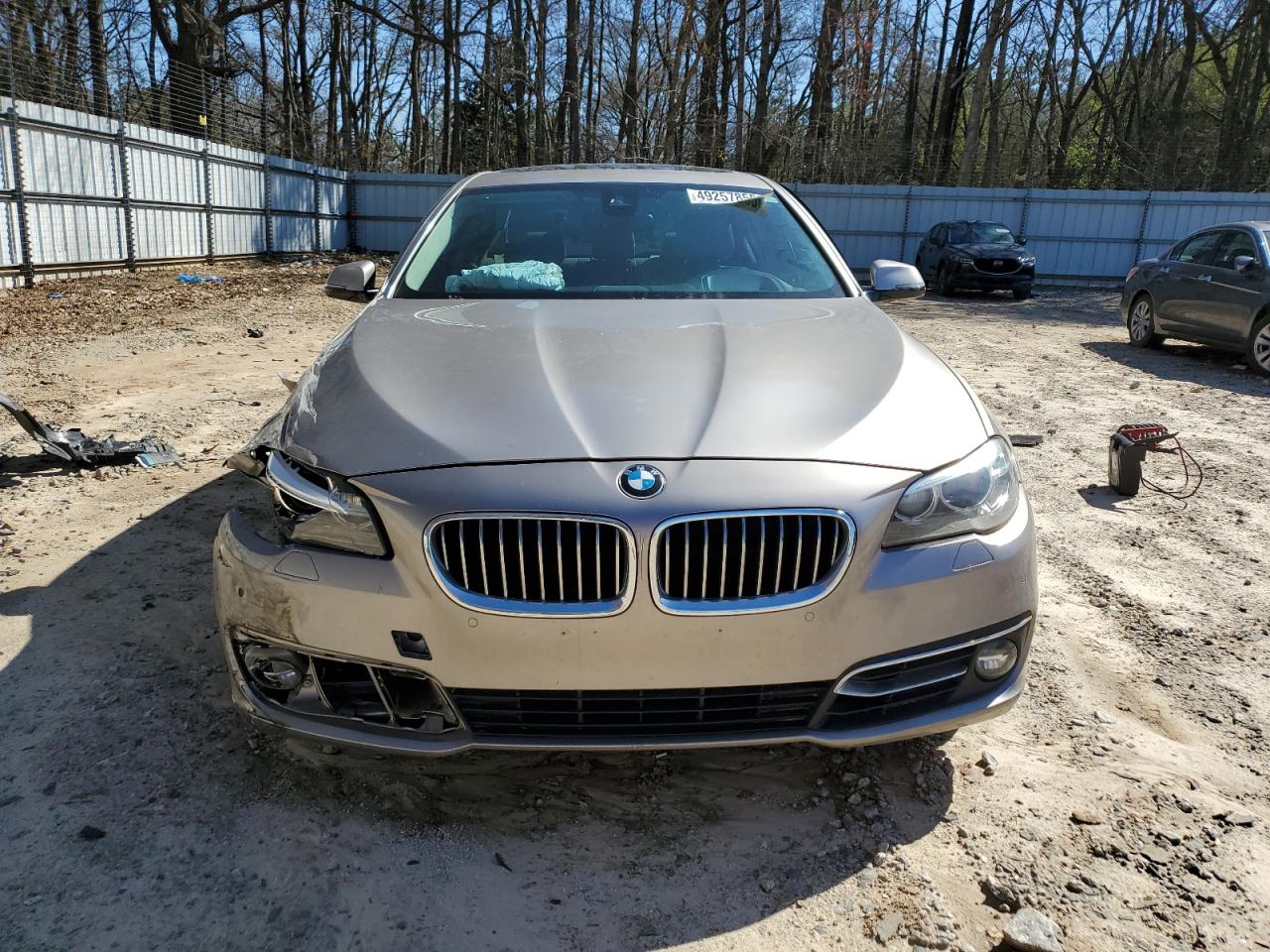 2016 BMW 5er VIN WBA5A5C5XGG349916 Copart auction photo, front end / undercarriage damage thumbnail 5