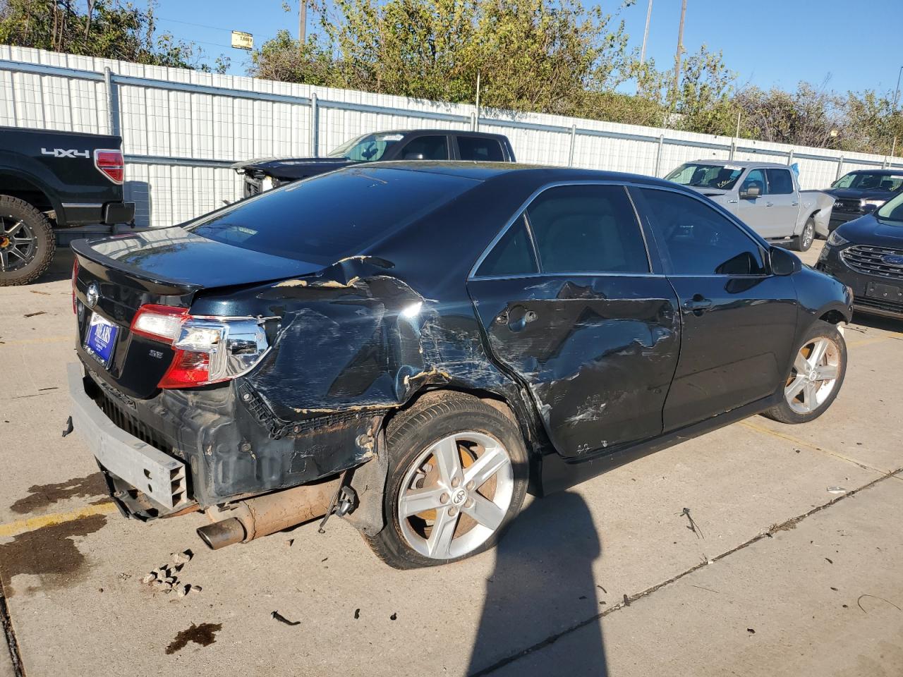 2012 Toyota Camry VIN 4T1BF1FKXCU135808 Copart auction photo, all over damage thumbnail 3