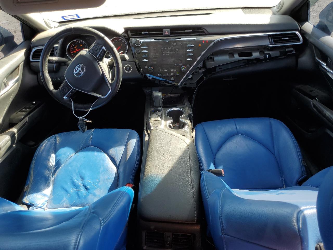 2018 Toyota Camry VIN 4T1BZ1HK7JU001159 Copart auction photo, front end / side damage thumbnail 8