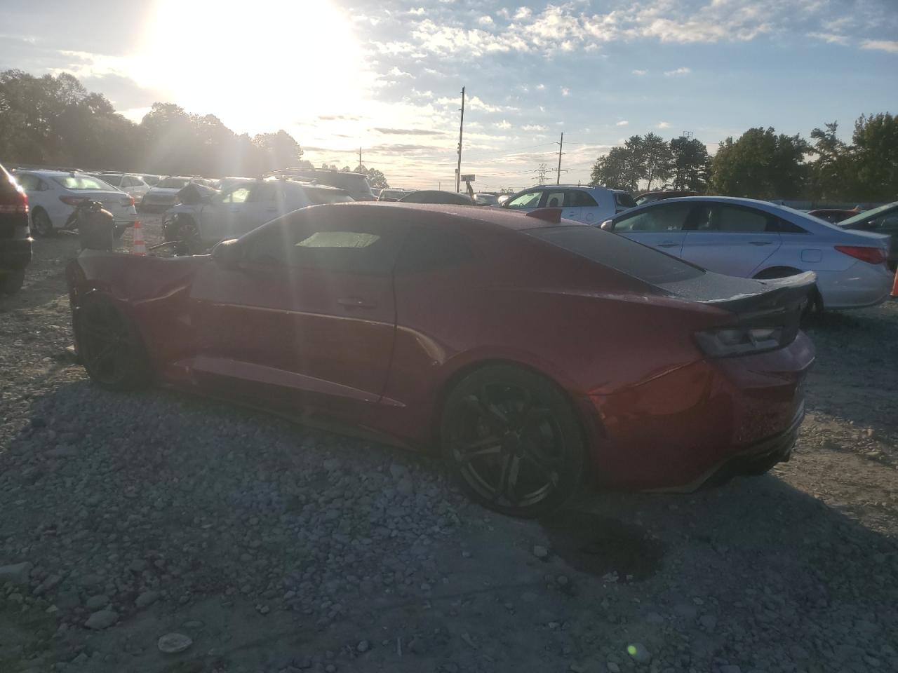 2018 Chevrolet Camaro VIN 1G1FE1R70J0153425 Copart auction photo, front end damage thumbnail 2