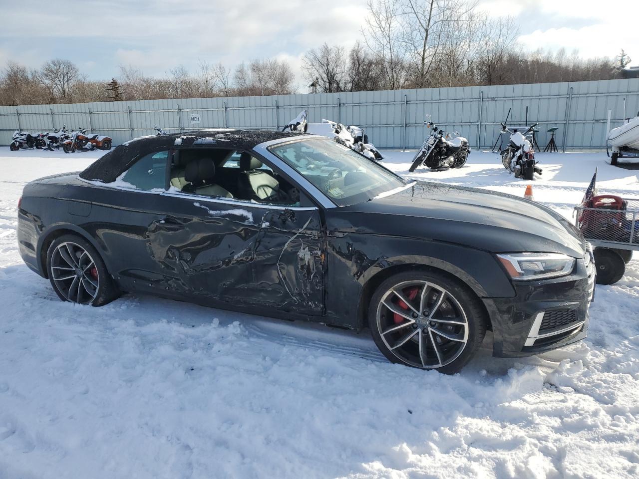 2018 Audi RS5 VIN WAU24GF55JN001543 Copart auction photo, side damage thumbnail 4