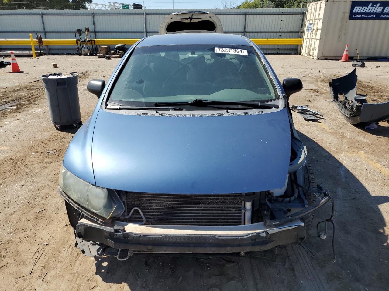 2010 Honda Civic VIN 19XFA1F38AE069901 Copart auction photo, front end / minor dent/scratches damage thumbnail 5