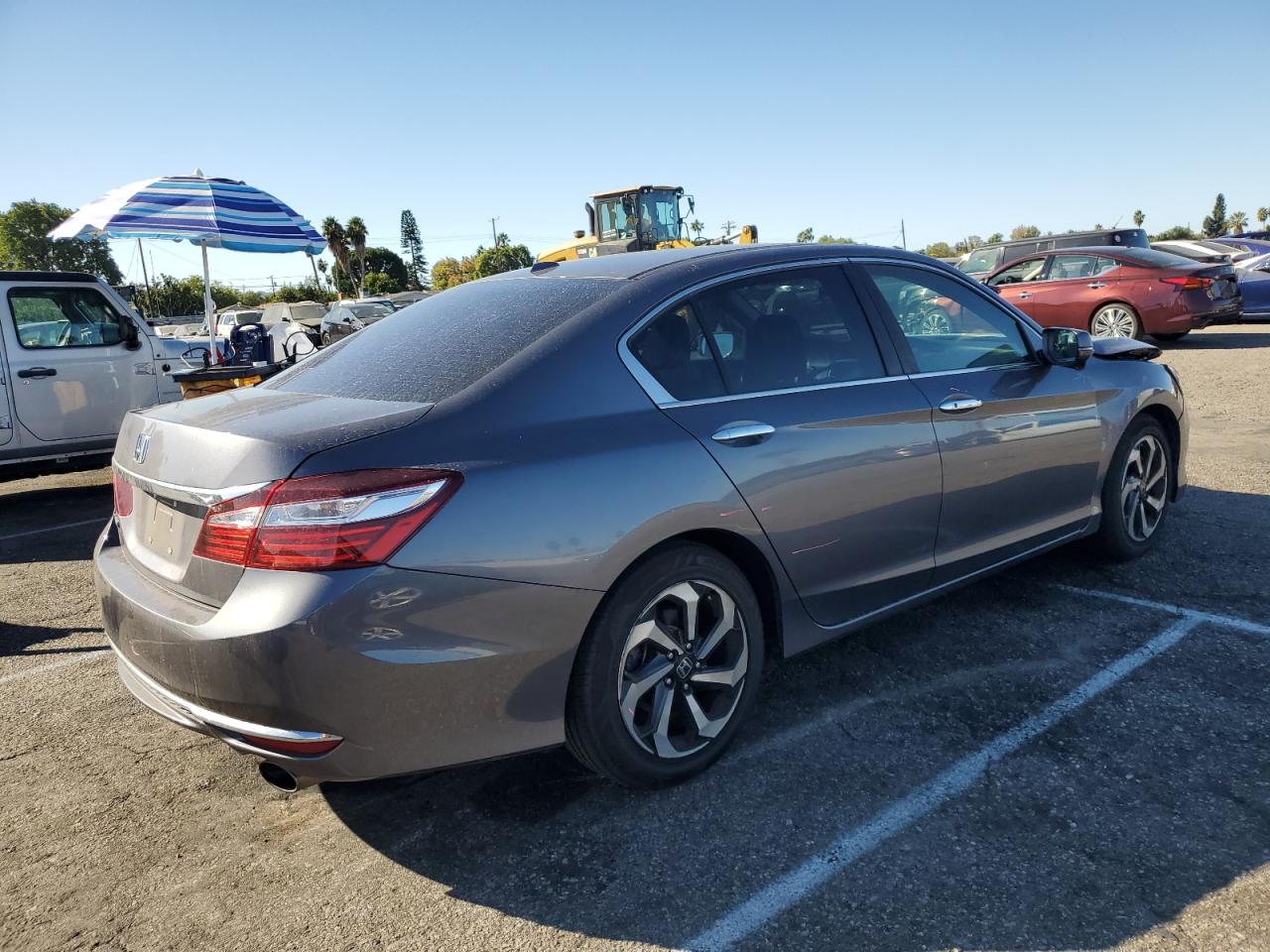 2017 Honda Accord VIN 1HGCR2F75HA105661 Copart auction photo, all over damage thumbnail 3