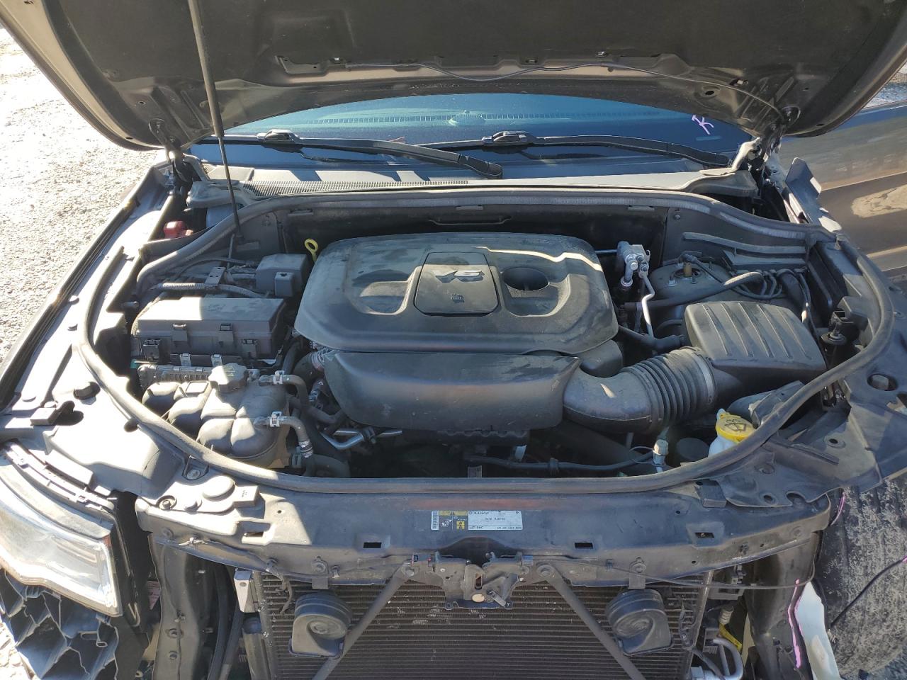 2018 Jeep Grand Cherokee VIN 1C4RJFCG0JC258423 Copart auction photo, front end / side damage thumbnail 14