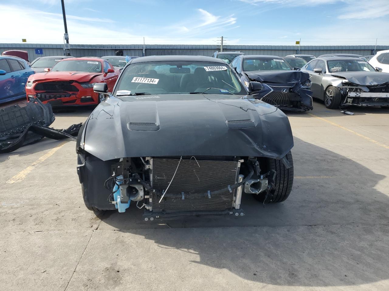 2018 Ford Mustang VIN 1FA6P8CF0J5126549 Copart auction photo, front end damage thumbnail 5