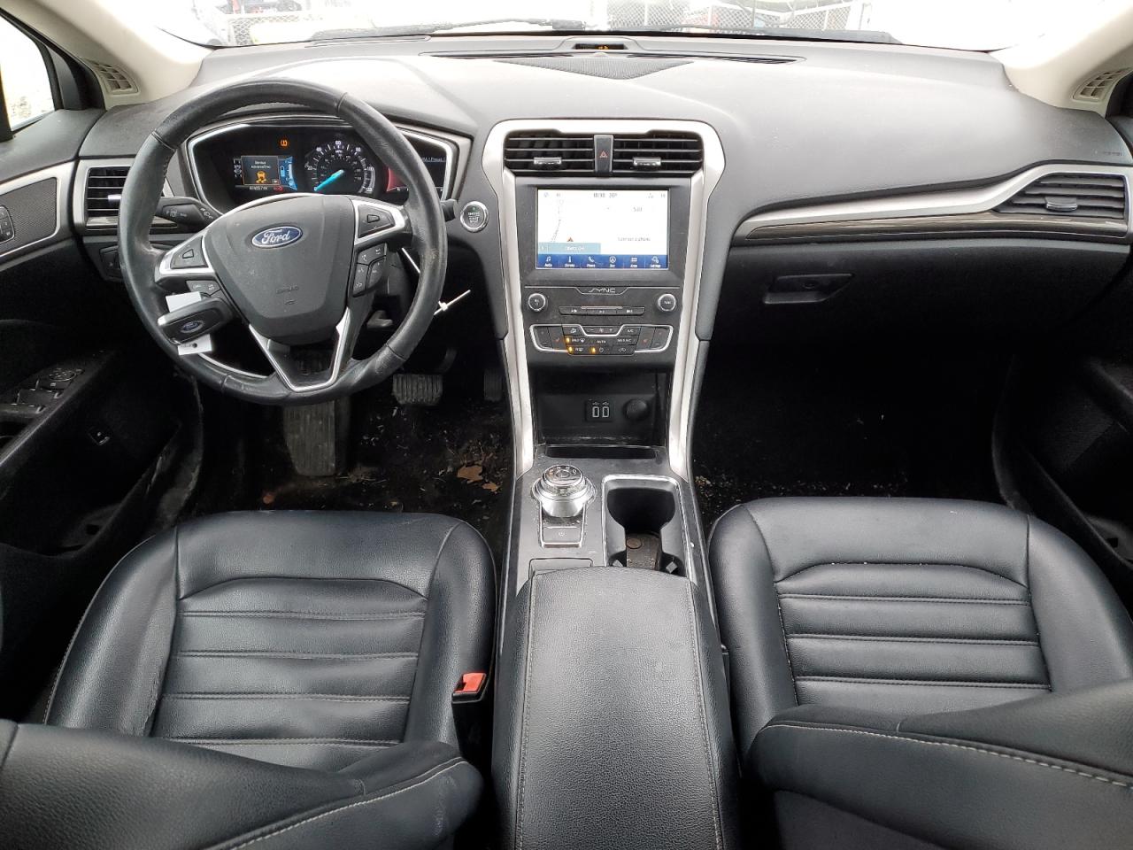 2019 Ford Fusion VIN 3FA6P0MU6KR116976 Copart auction photo, side damage thumbnail 8