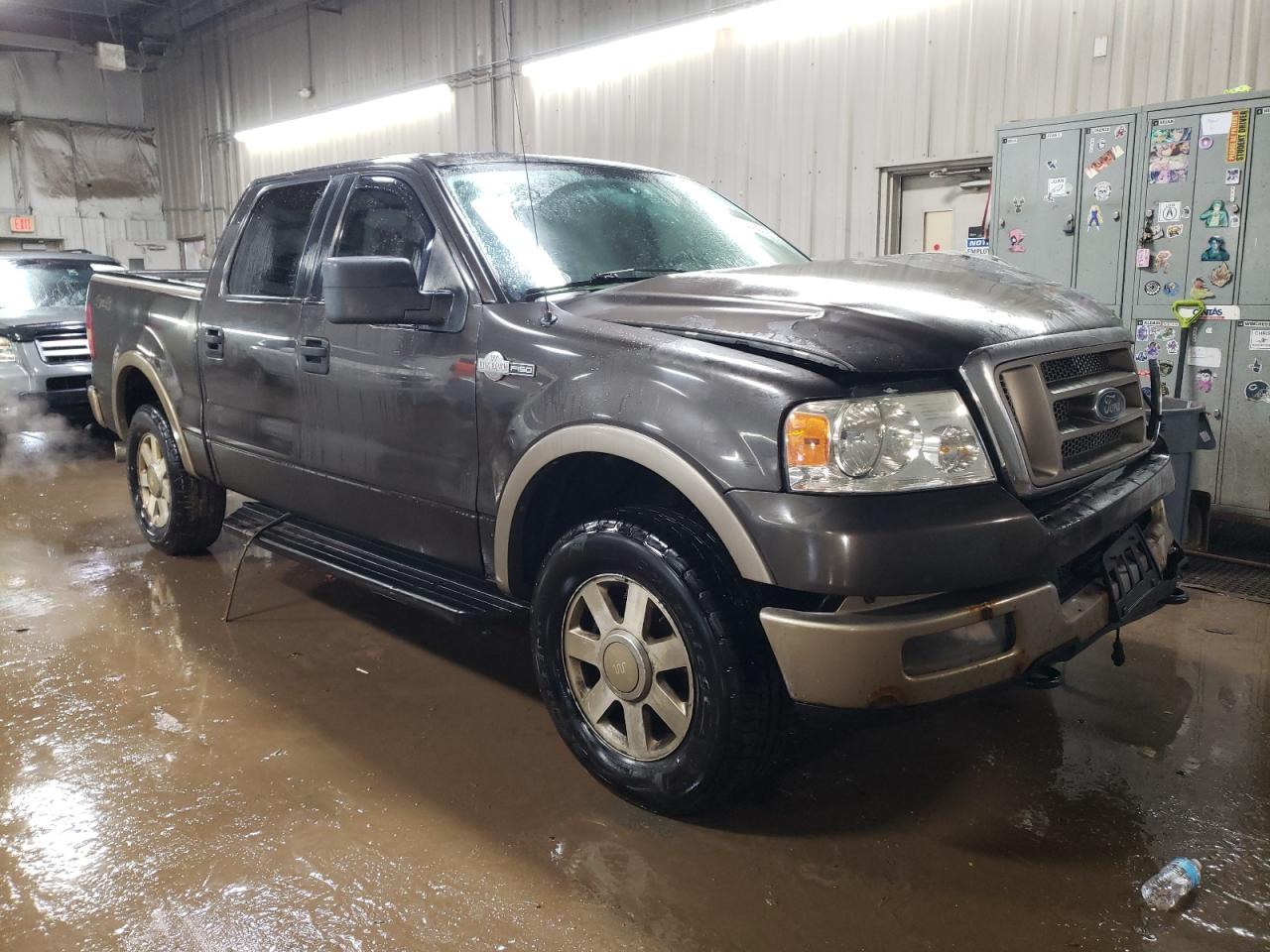 2005 Ford F-150 VIN 1FTPW145X5KE78365 Copart auction photo, front end damage thumbnail 4