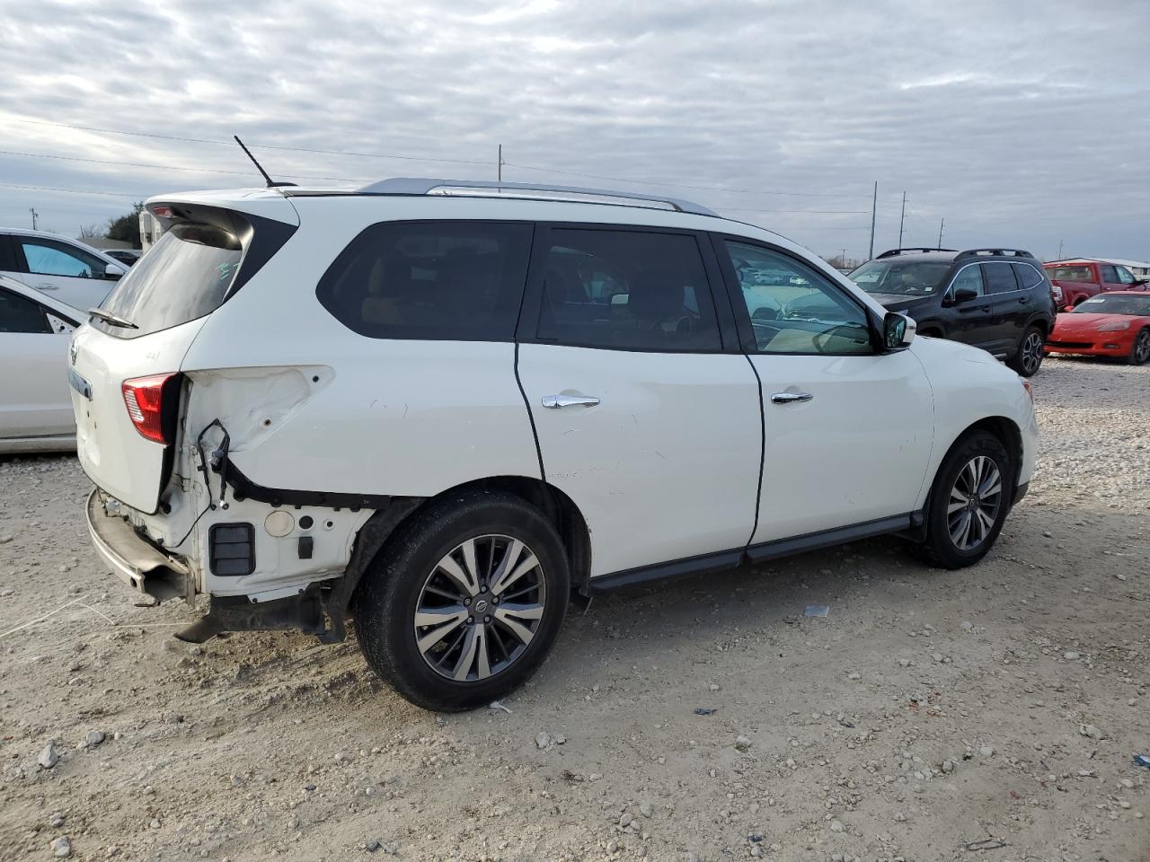 2017 Nissan Pathfinder VIN 5N1DR2MNXHC901357 Copart auction photo, rear end damage thumbnail 3