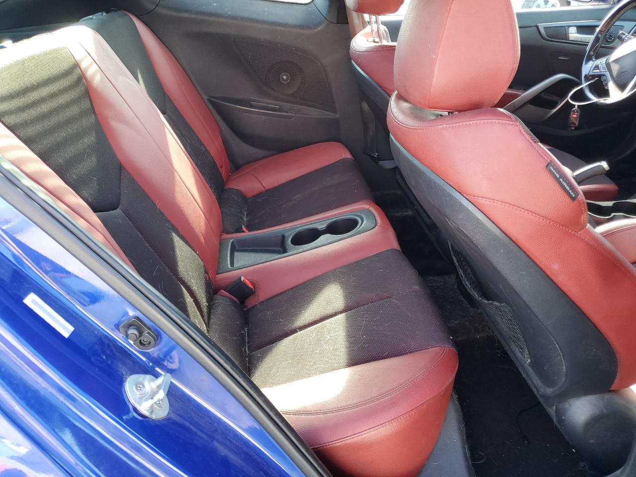 2014 Hyundai Veloster VIN KMHTC6AE0EU201684 Copart auction photo, front end / rear end damage thumbnail 11