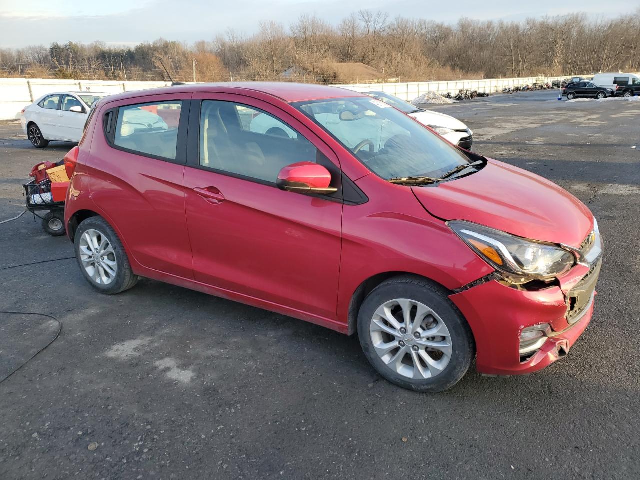 2020 Chevrolet Spark VIN KL8CD6SAXLC441737 Copart auction photo, front end / undercarriage damage thumbnail 4