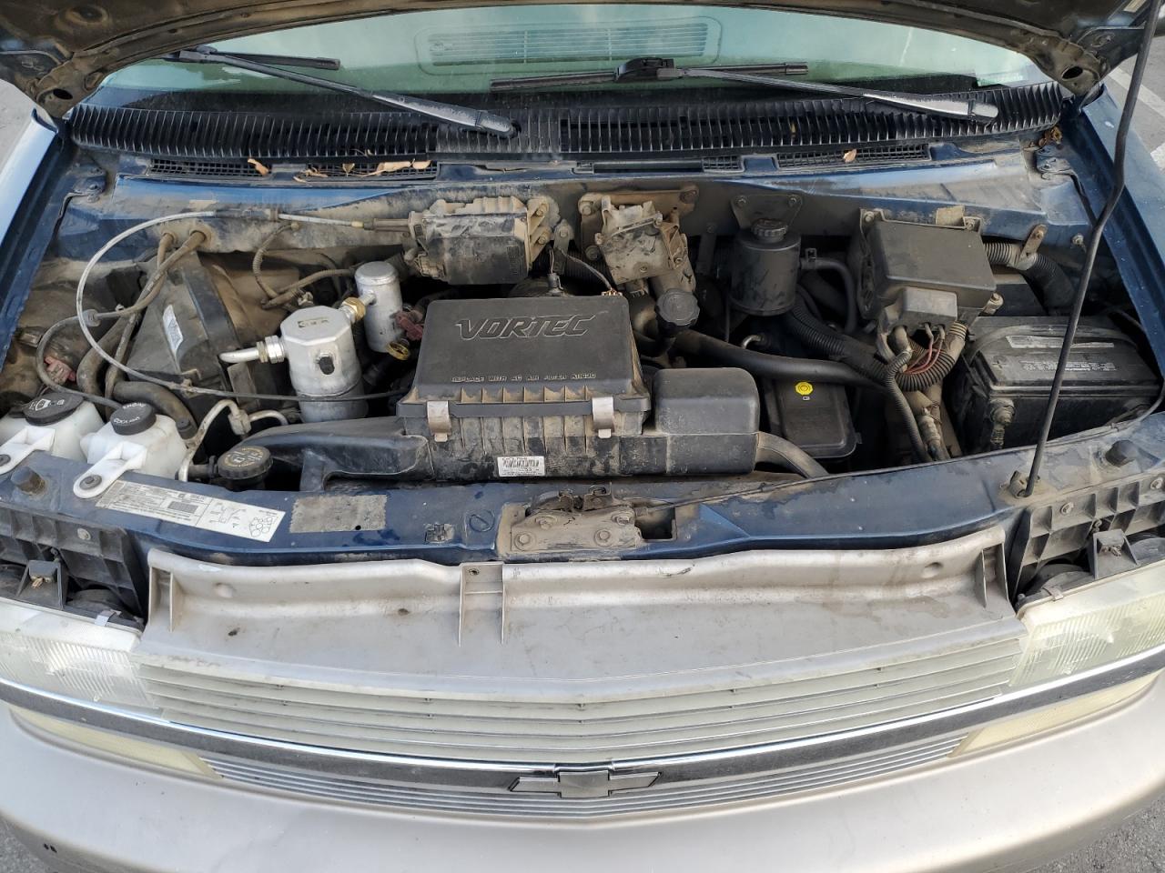 2002 Chevrolet Astro VIN 1GNDM19X22B145342 Copart auction photo, rear end damage thumbnail 12