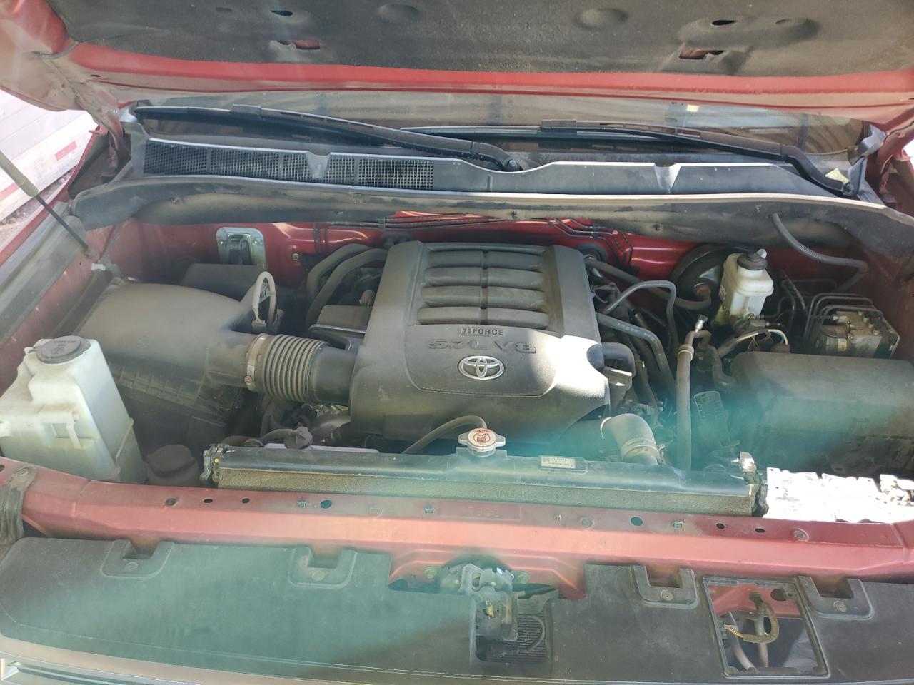 2021 Toyota Tundra VIN 5TFHY5F16MX014717 Copart auction photo, side / rear end damage thumbnail 11