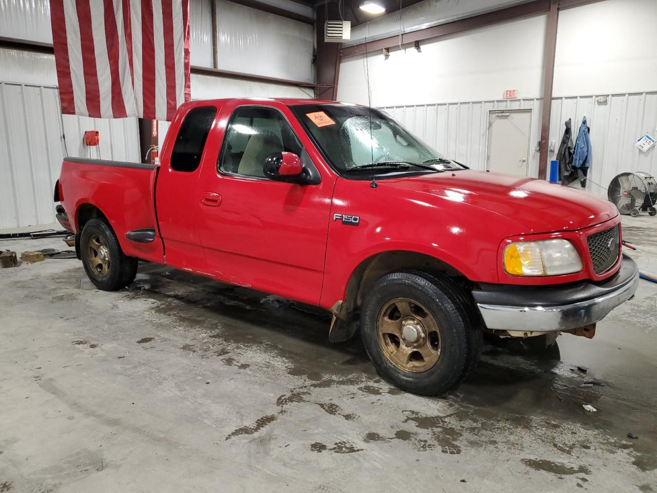 2001 Ford F-150 VIN 1FTZX07241KF29239 Copart auction photo, rear end damage thumbnail 4