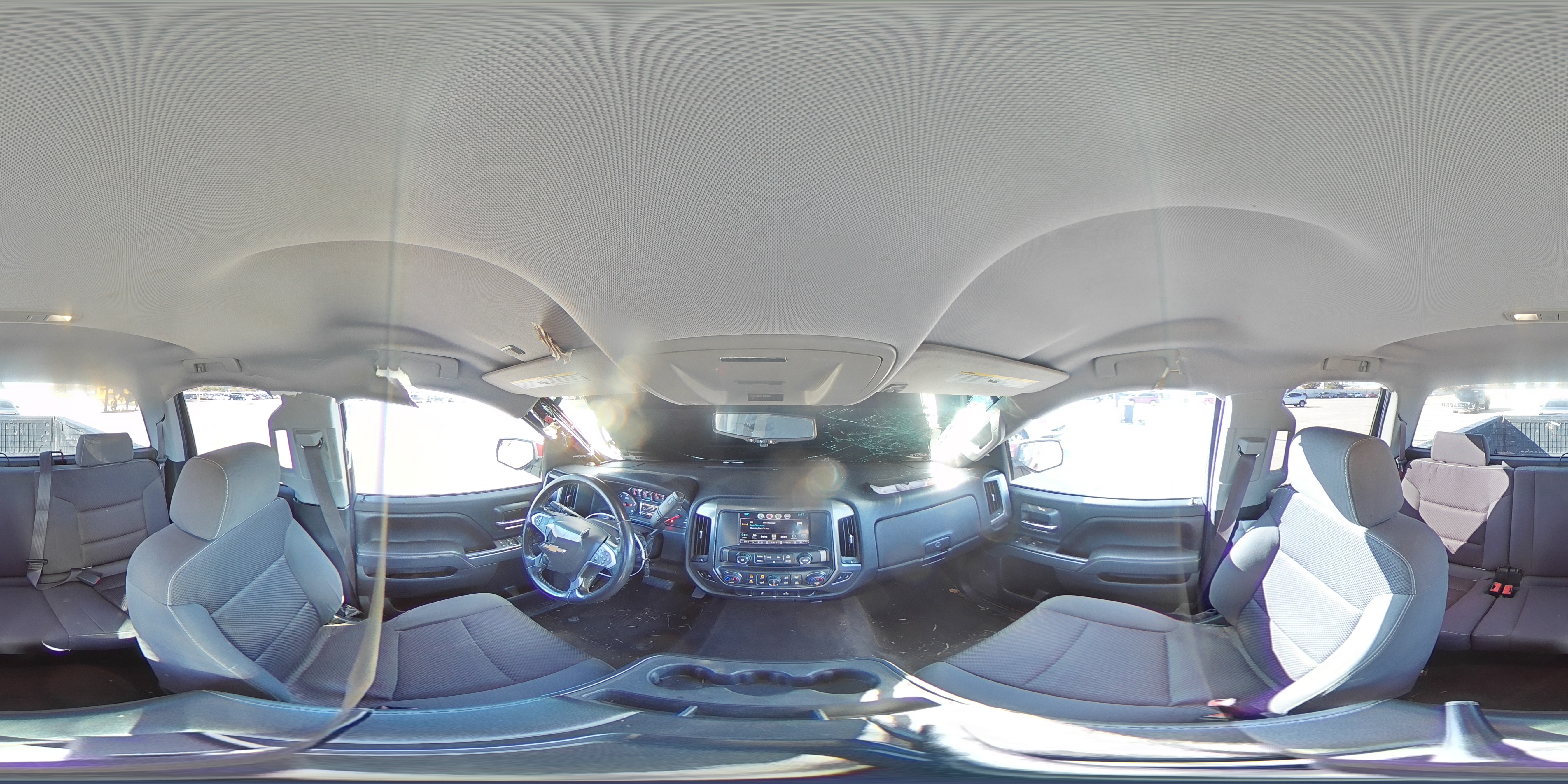 2016 Chevrolet Silverado VIN 1GCVKREC9GZ148726 Copart auction photo, front end / rear end damage thumbnail 13