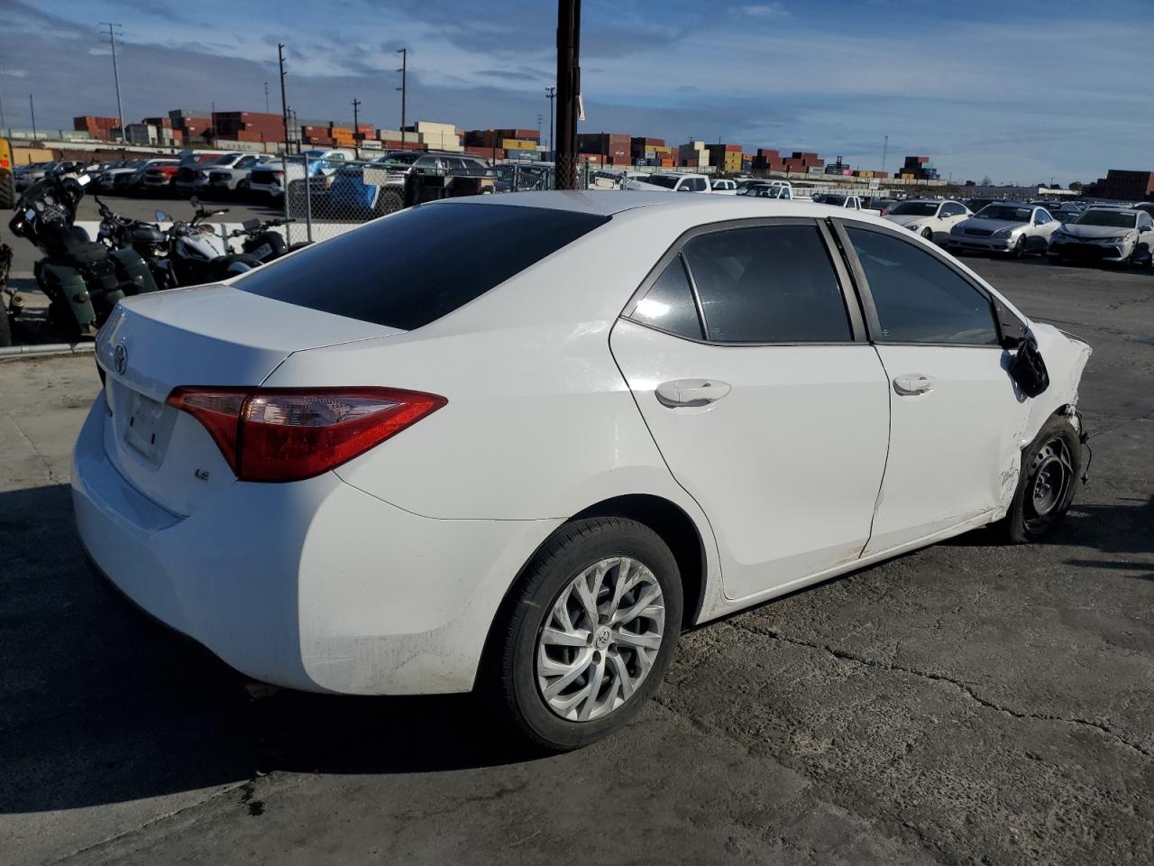 2017 Toyota Corolla VIN 5YFBURHE0HP676774 Copart auction photo, front end damage thumbnail 3