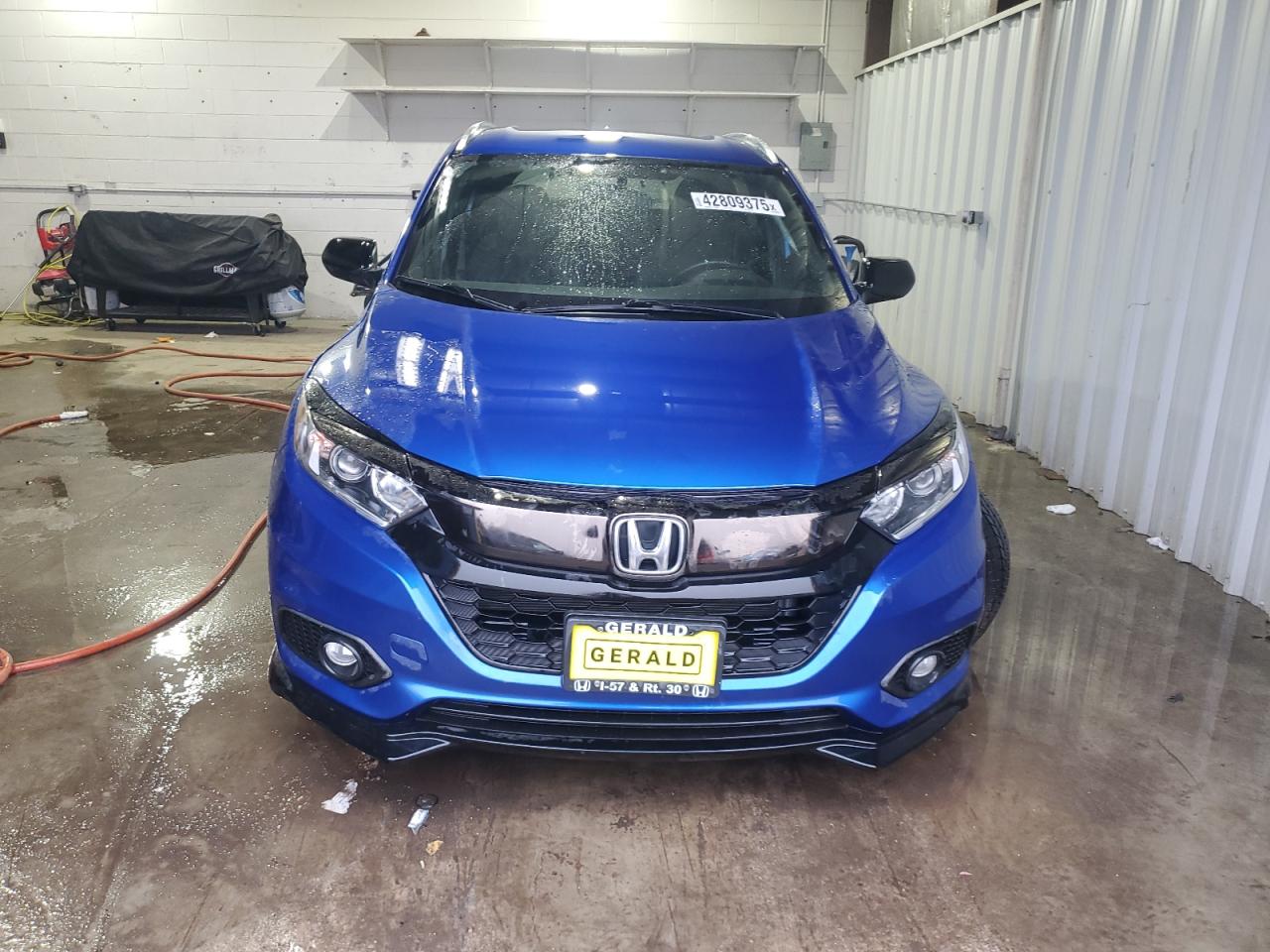 2022 Honda HR-V VIN 3CZRU6H19NM732203 Copart auction photo, side damage thumbnail 5