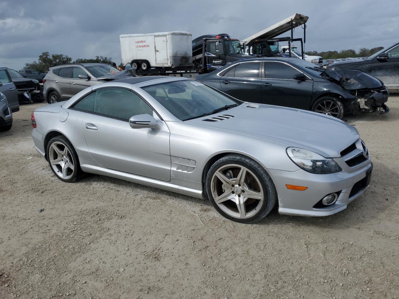 2009 Mercedes-Benz SL-klasse VIN WDBSK71F49F147896 Copart auction photo, water/flood damage thumbnail 4