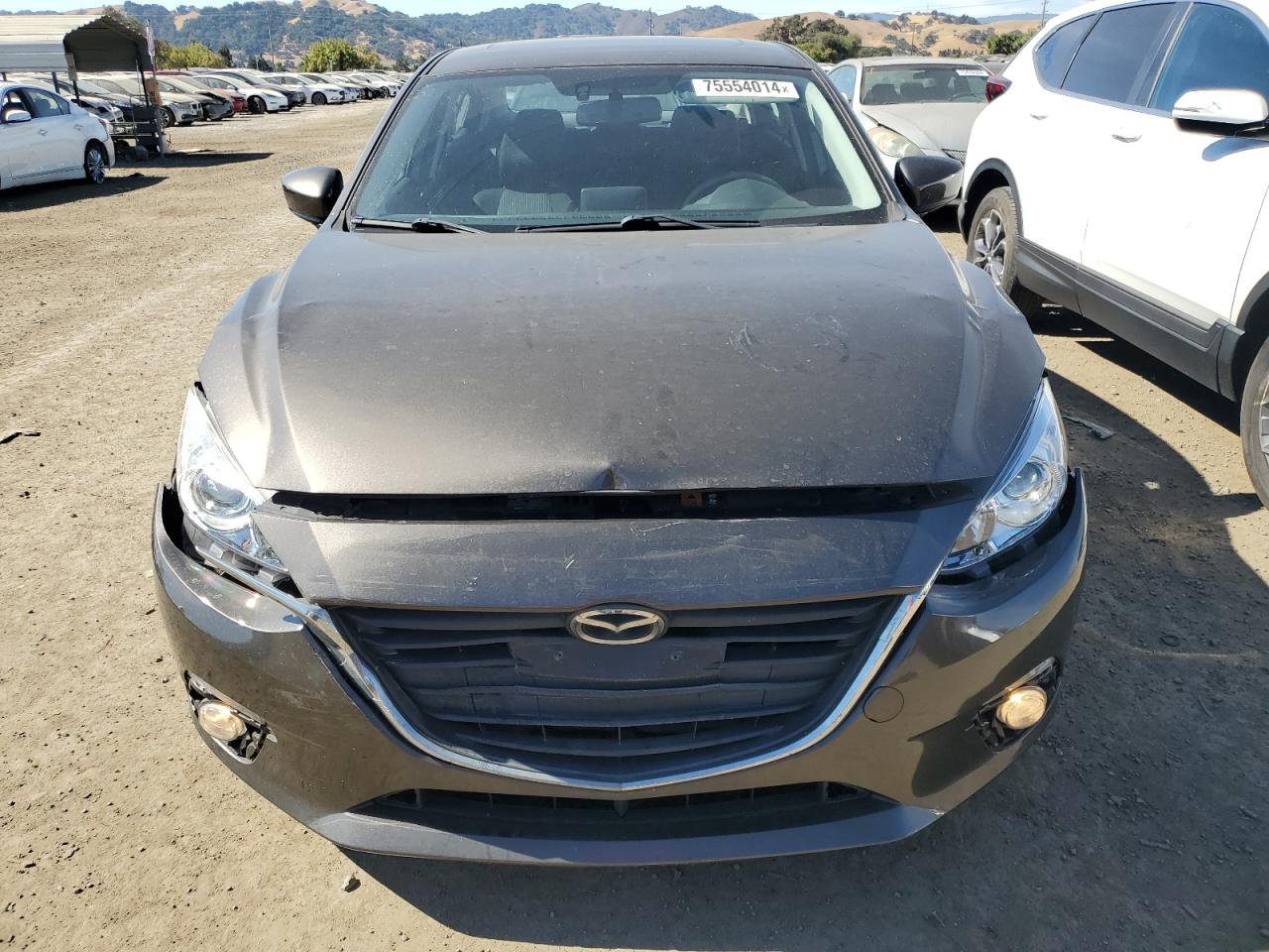2016 Mazda 3 VIN JM1BM1W77G1338667 Copart auction photo, front end damage thumbnail 5