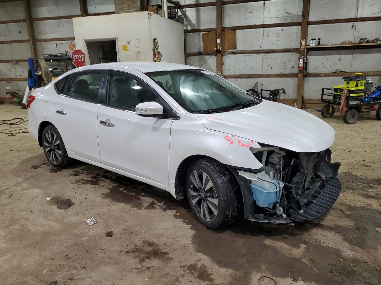 2016 Nissan Sentra VIN 3N1AB7AP7GY267593 Copart auction photo, front end damage thumbnail 4