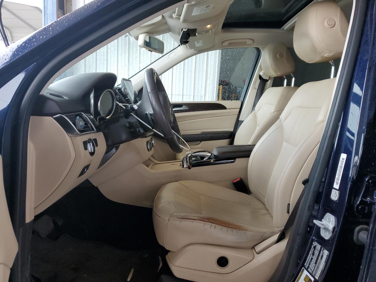 2017 Mercedes-Benz GLE VIN 4JGDA5JB1HA840401 Copart auction photo, front end damage thumbnail 7
