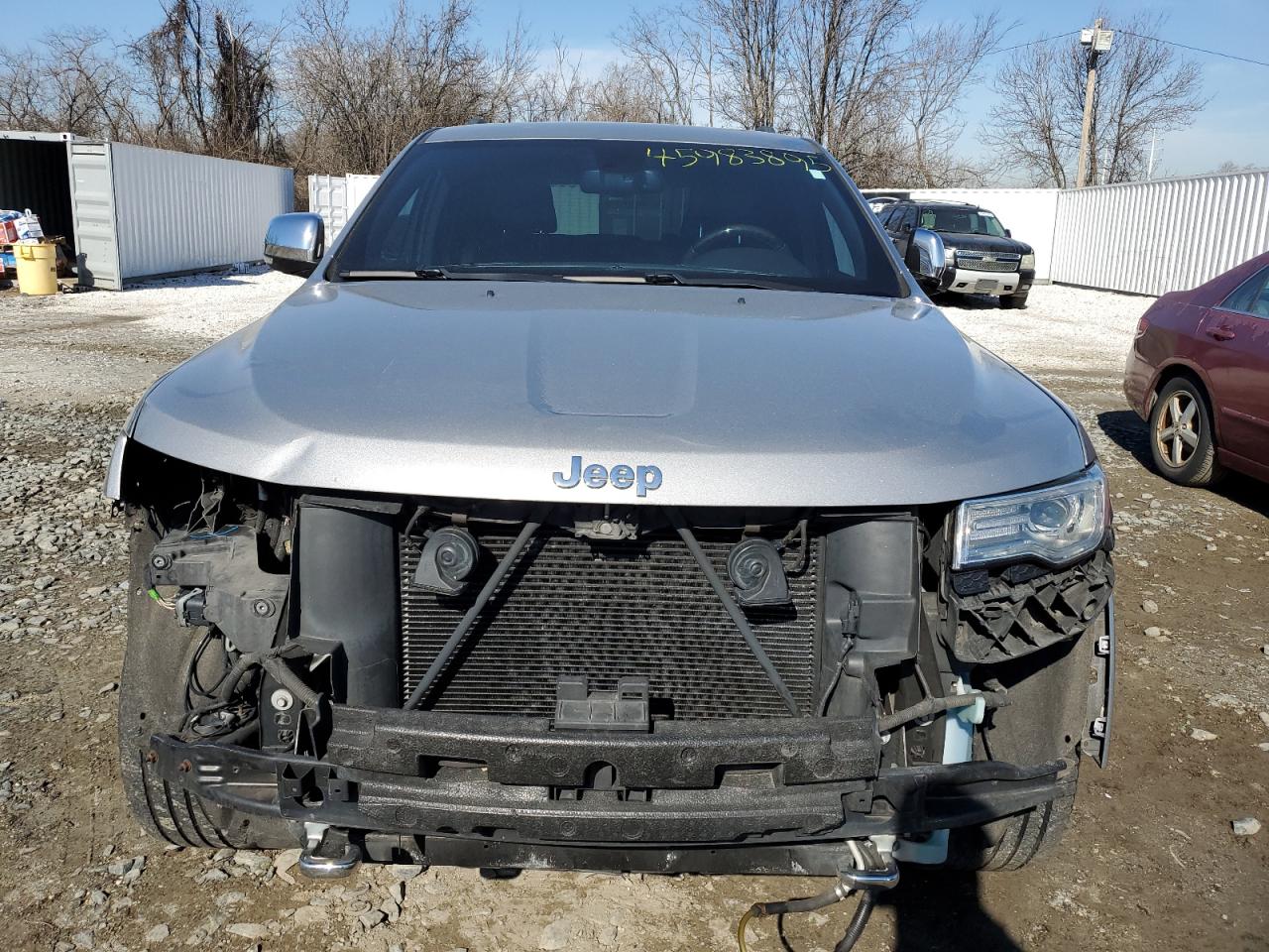 2014 Jeep Grand Cherokee VIN 1C4RJFCG8EC437668 Copart auction photo, front end damage thumbnail 5