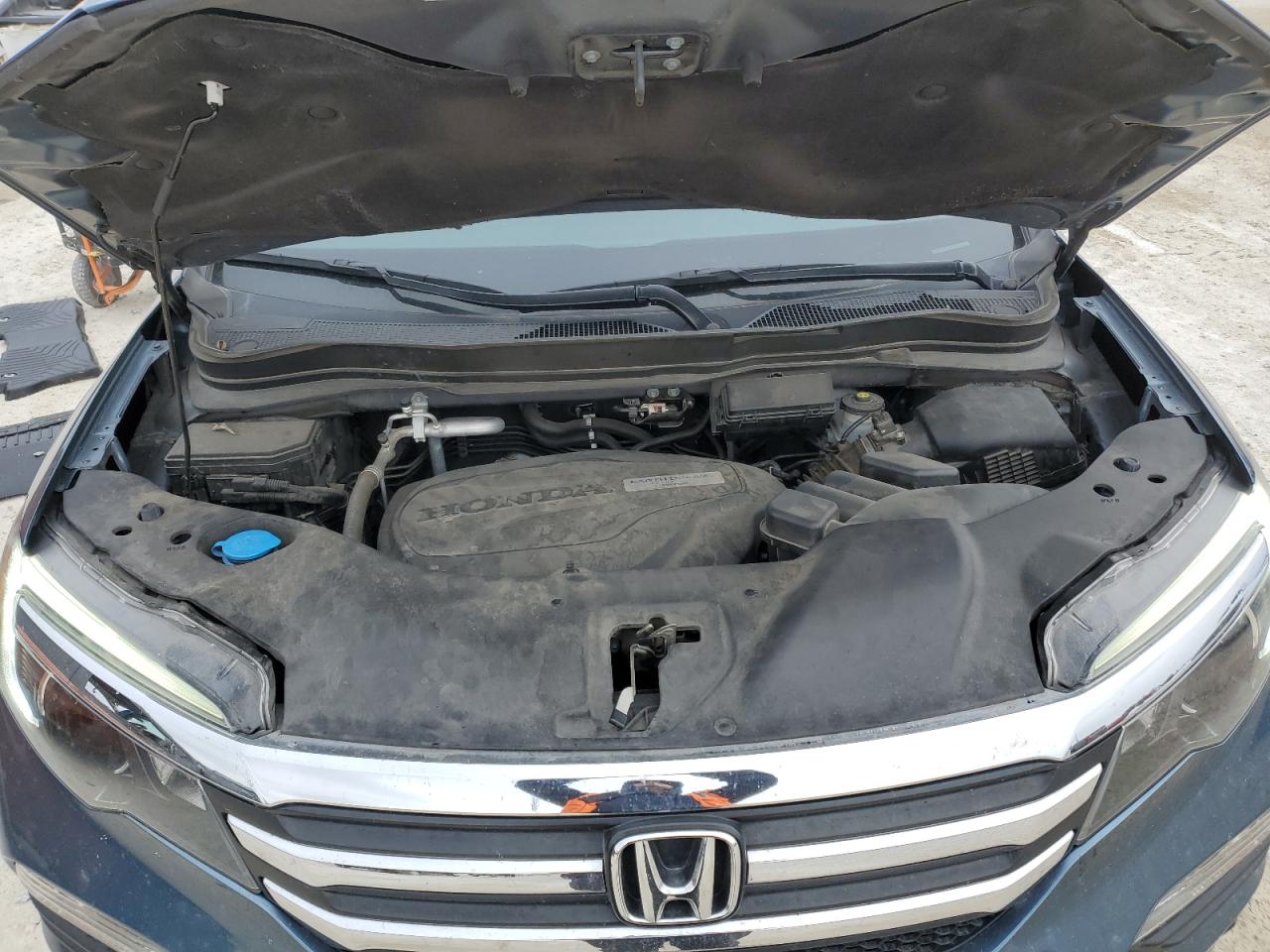 2018 Honda Pilot VIN 5FNYF5H5XJB025392 Copart auction photo, side damage thumbnail 12