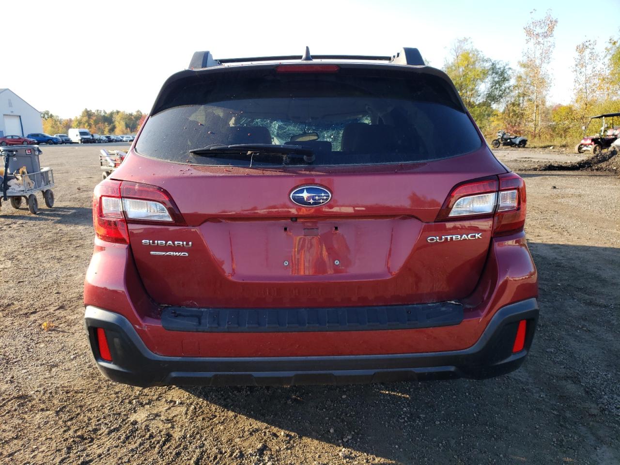 2018 Subaru Outback VIN 4S4BSADC4J3395955 Copart auction photo, rollover / undercarriage damage thumbnail 6