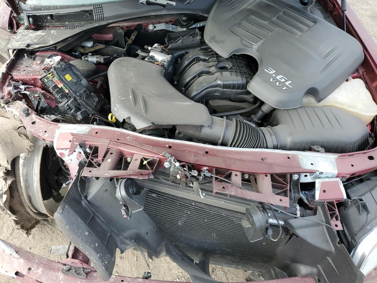 2017 Chrysler 300 VIN 2C3CCAAGXHH651105 Copart auction photo, front end / side damage thumbnail 12