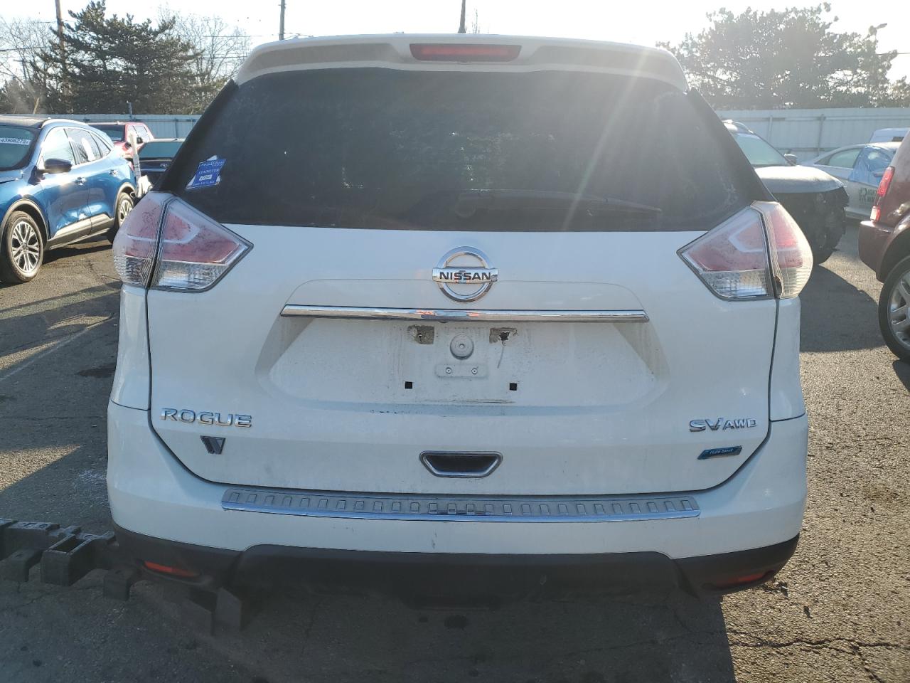 2014 Nissan Rogue VIN 5N1AT2MV8EC826433 Copart auction photo, front end damage thumbnail 6