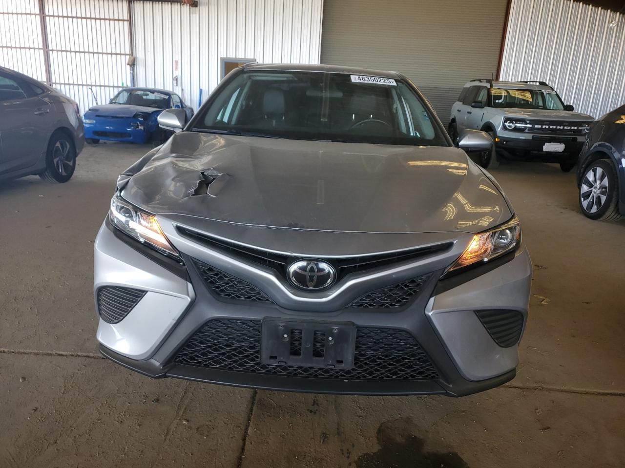 2020 Toyota Camry VIN 4T1G11AK1LU873461 Copart auction photo, front end / side damage thumbnail 5