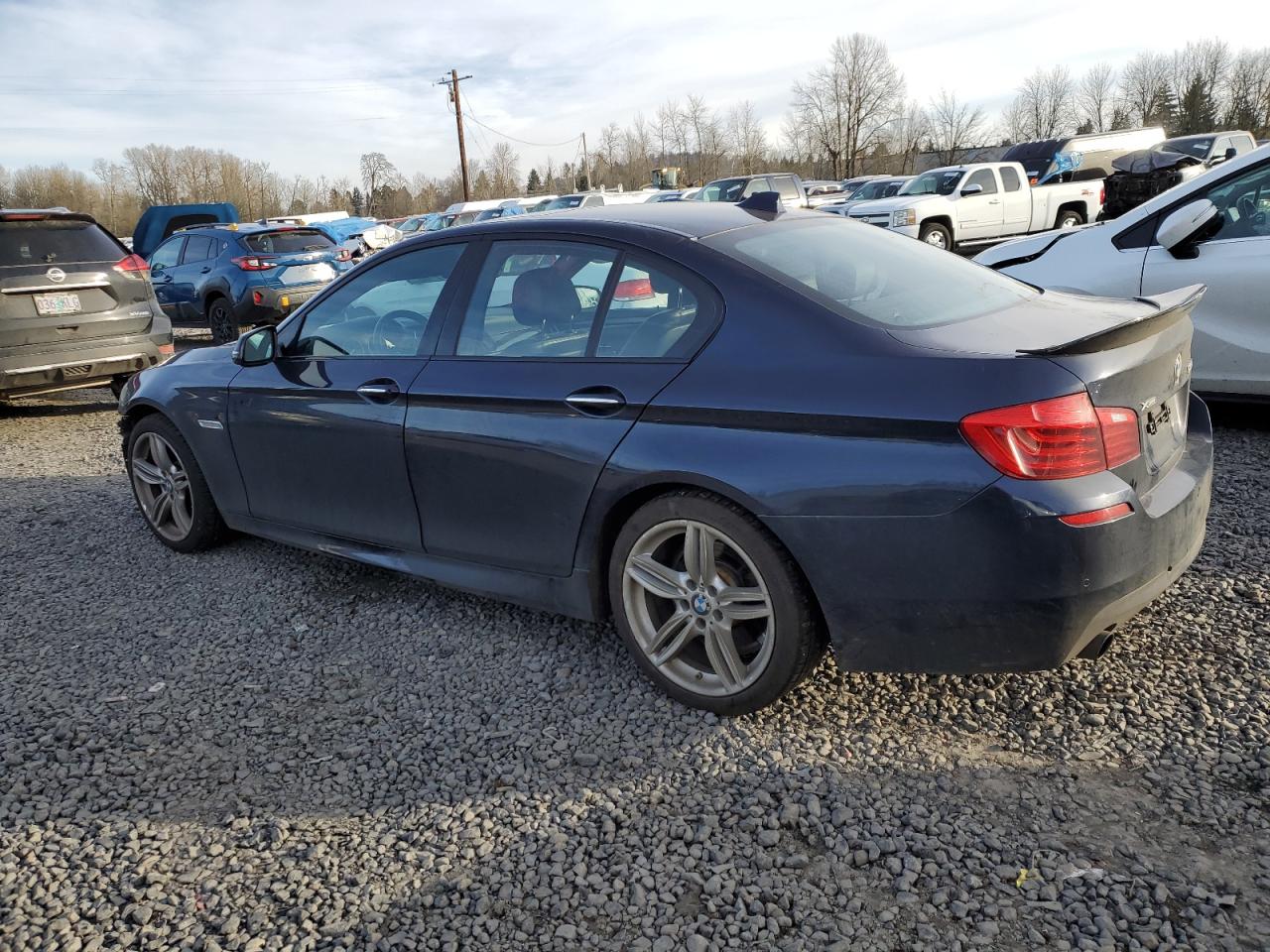 2015 BMW 5er VIN WBA5B3C53FD540384 Copart auction photo, front end damage thumbnail 2