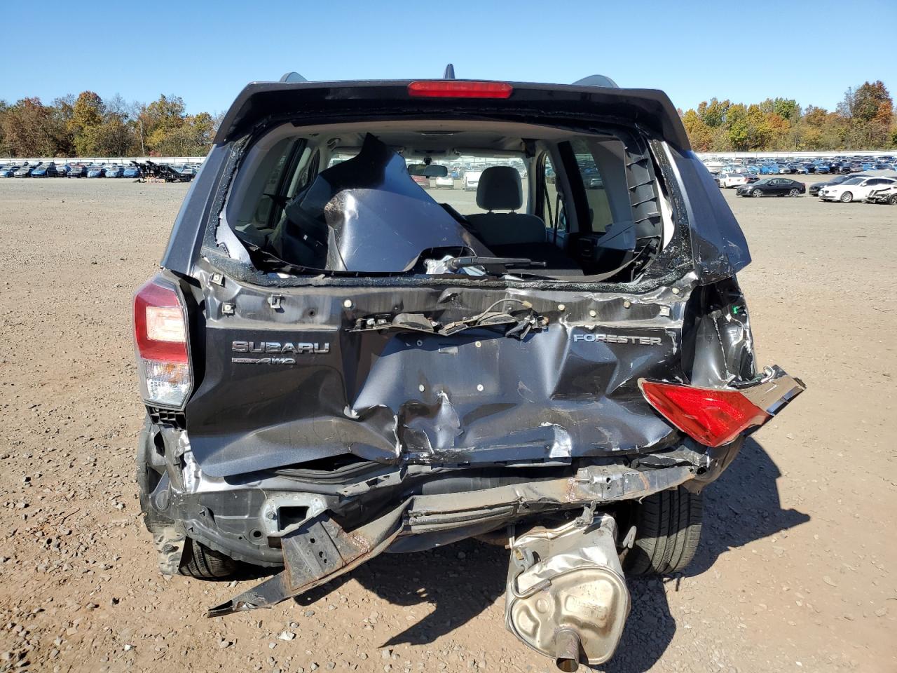 2018 Subaru Forester VIN JF2SJAEC1JH452512 Copart auction photo, rear end / front end damage thumbnail 6