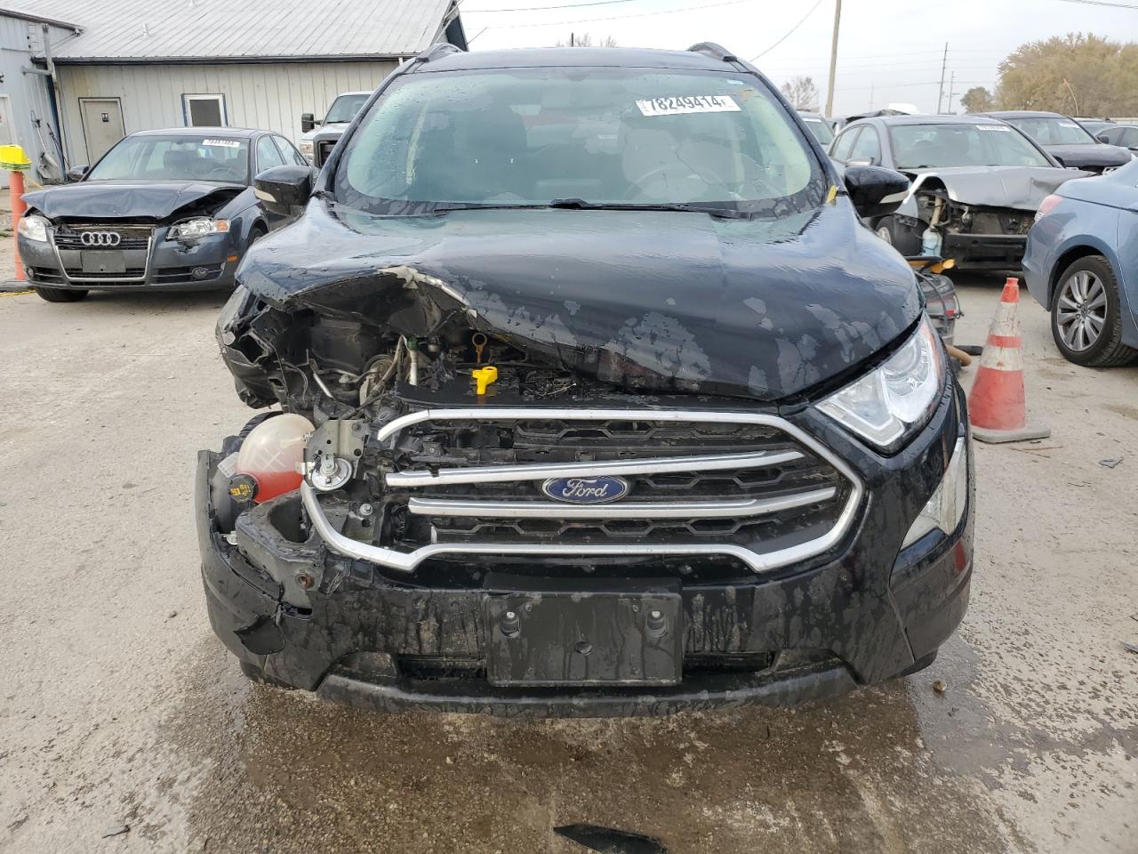 2019 Ford EcoSport VIN MAJ6S3GL9KC292776 Copart auction photo, front end / side damage thumbnail 5