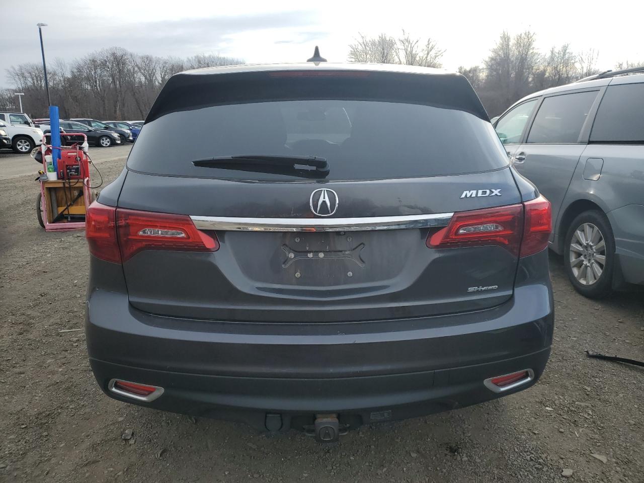 2014 Acura MDX VIN 5FRYD4H65EB005032 Copart auction photo, front end damage thumbnail 6