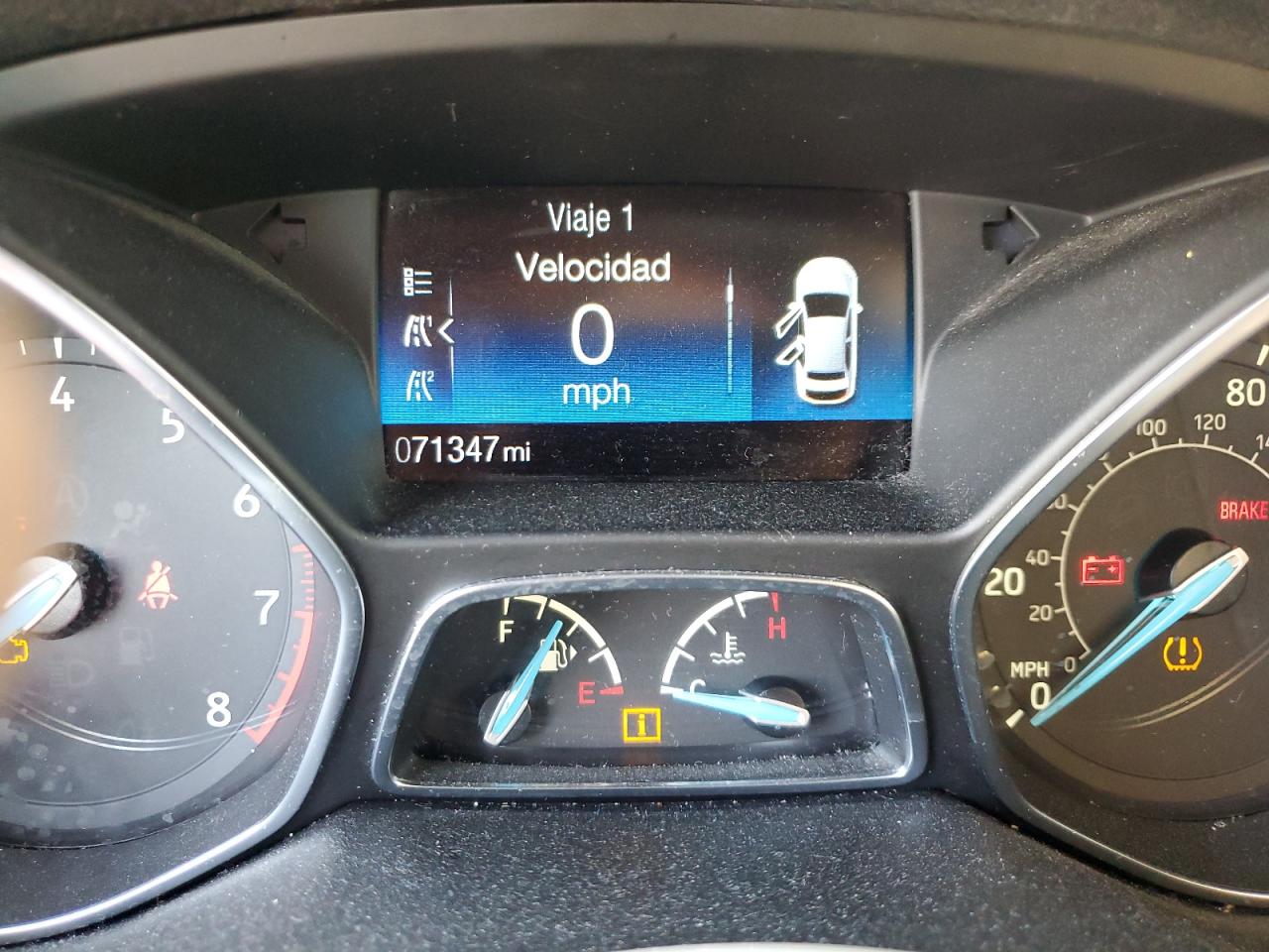 2017 Ford Focus VIN 1FADP3E20HL242070 Copart auction photo, front end / side damage thumbnail 9