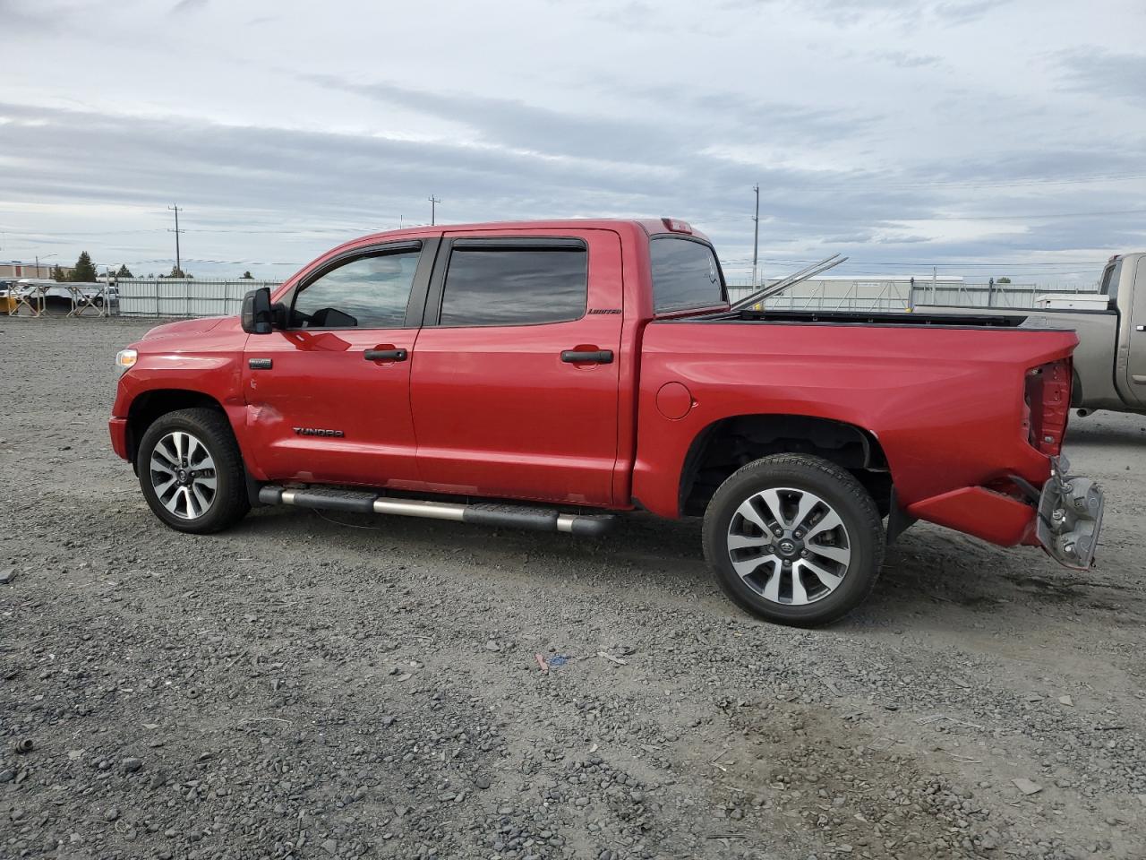 2019 Toyota Tundra VIN 5TFHY5F13KX801217 Copart auction photo, rear end damage thumbnail 2