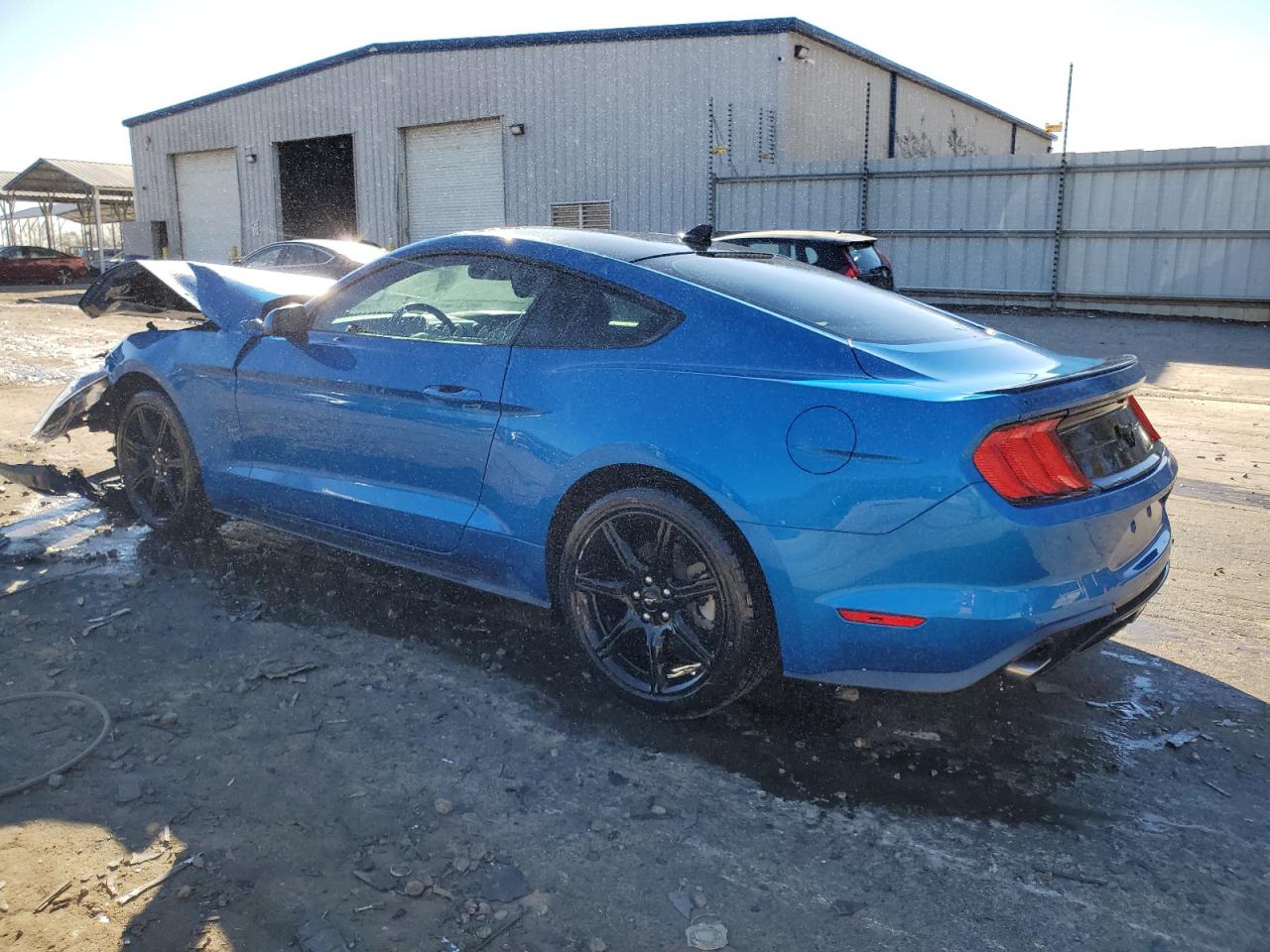 2020 Ford Mustang VIN 1FA6P8TH3L5161462 Copart auction photo, front end / side damage thumbnail 2