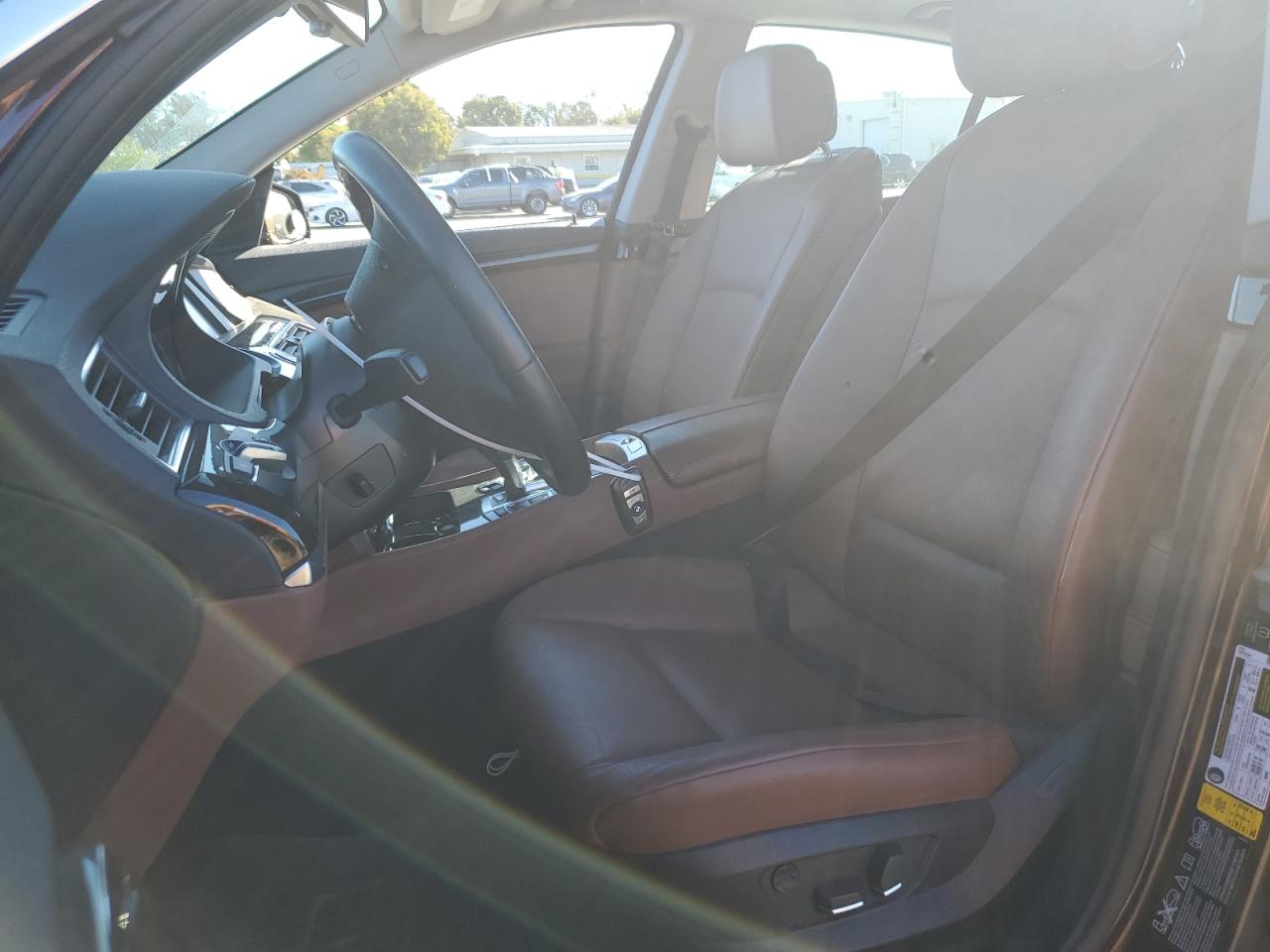 2013 BMW 5er VIN WBASP2C50DC338667 Copart auction photo, side damage thumbnail 7