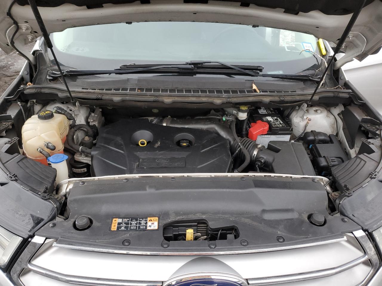 2015 Ford Edge VIN 2FMTK4K90FBB63390 Copart auction photo, rear end damage thumbnail 12