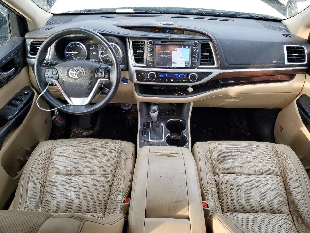 2016 Toyota Highlander VIN 5TDDCRFH2GS016542 Copart auction photo, front end damage thumbnail 8