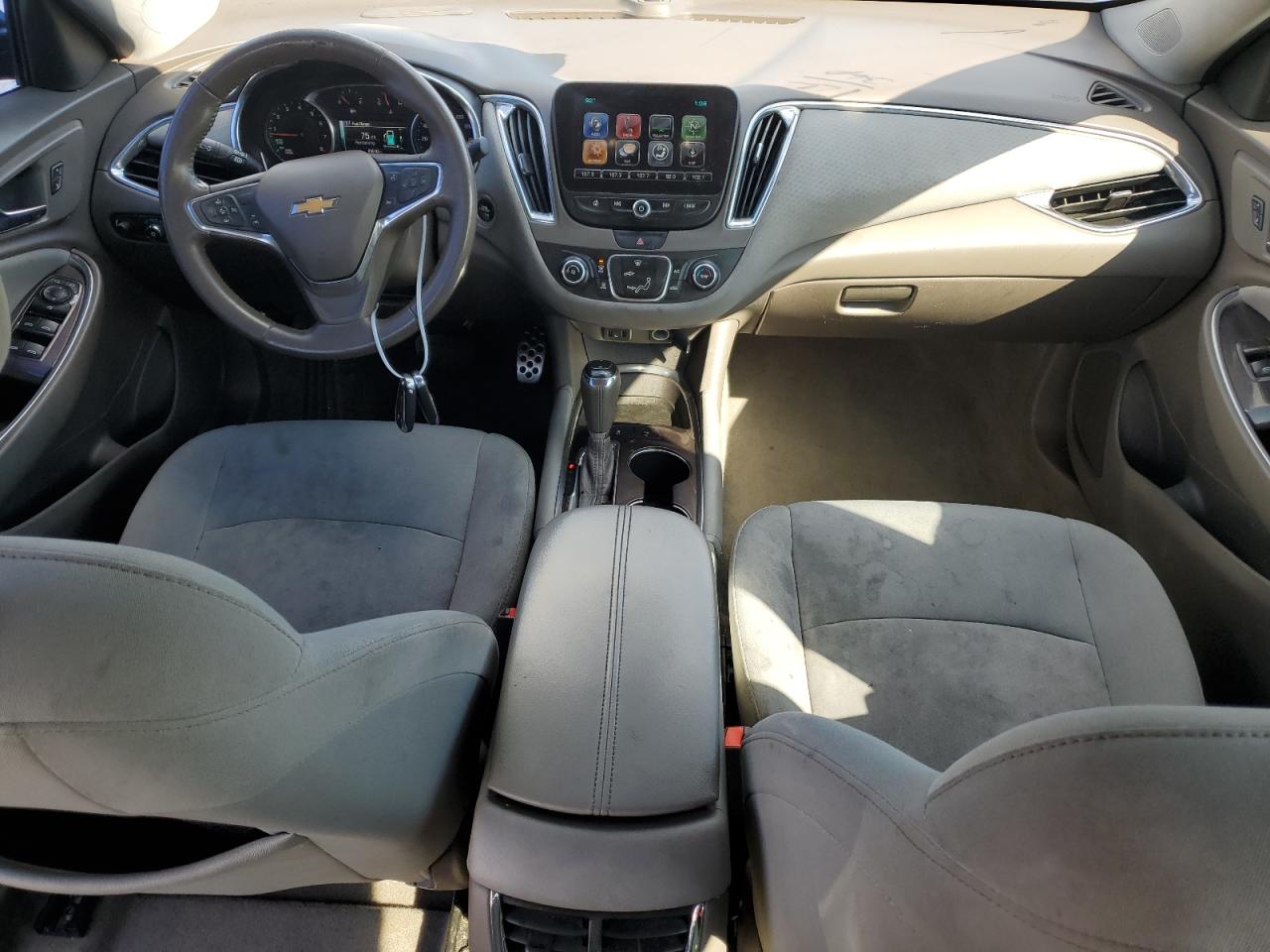 2017 Chevrolet Malibu VIN 1G1ZE5ST1HF192530 Copart auction photo, front end damage thumbnail 8