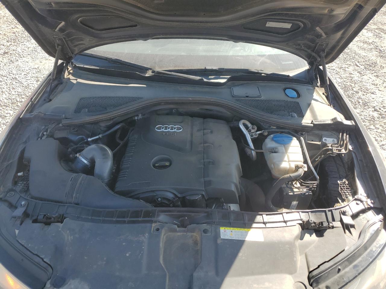 2014 Audi A6 VIN WAUDFAFC7EN057603 Copart auction photo, undercarriage / minor dent/scratches damage thumbnail 11
