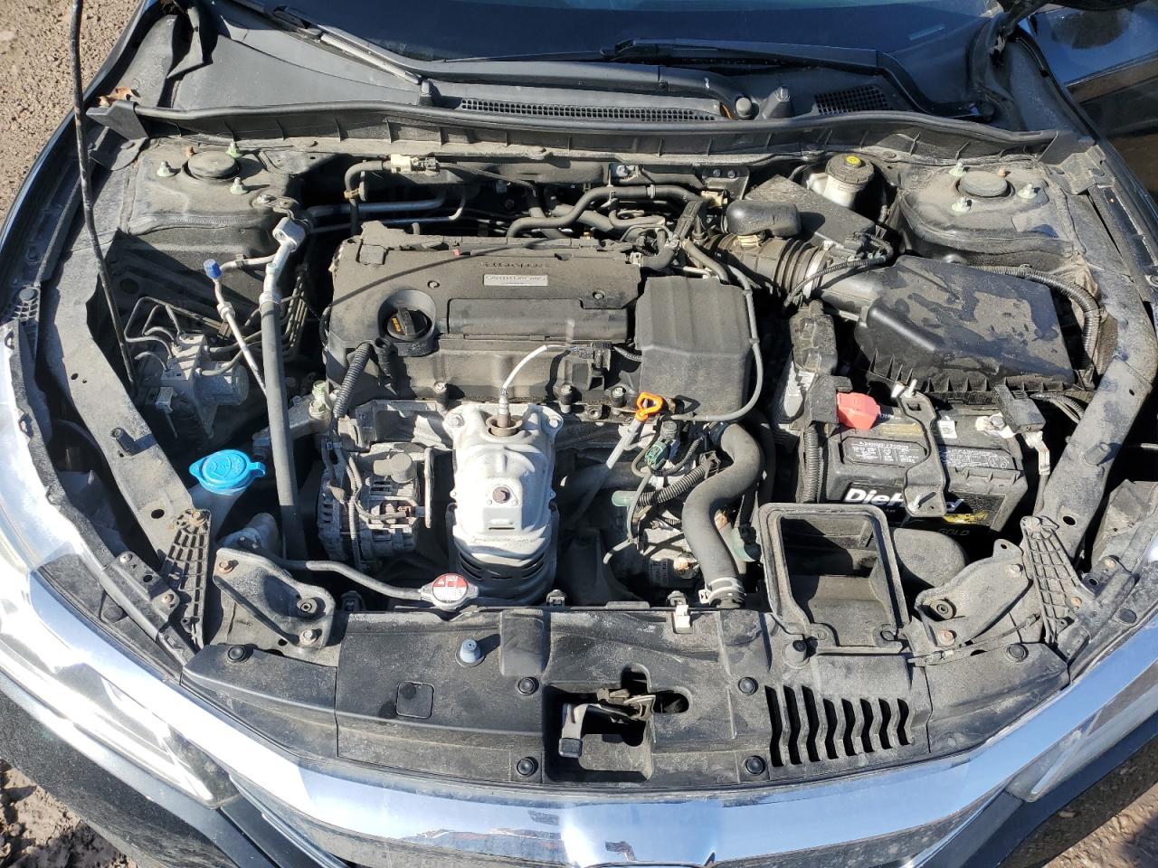 2017 Honda Accord VIN 1HGCR2F36HA124202 Copart auction photo, rear end damage thumbnail 11