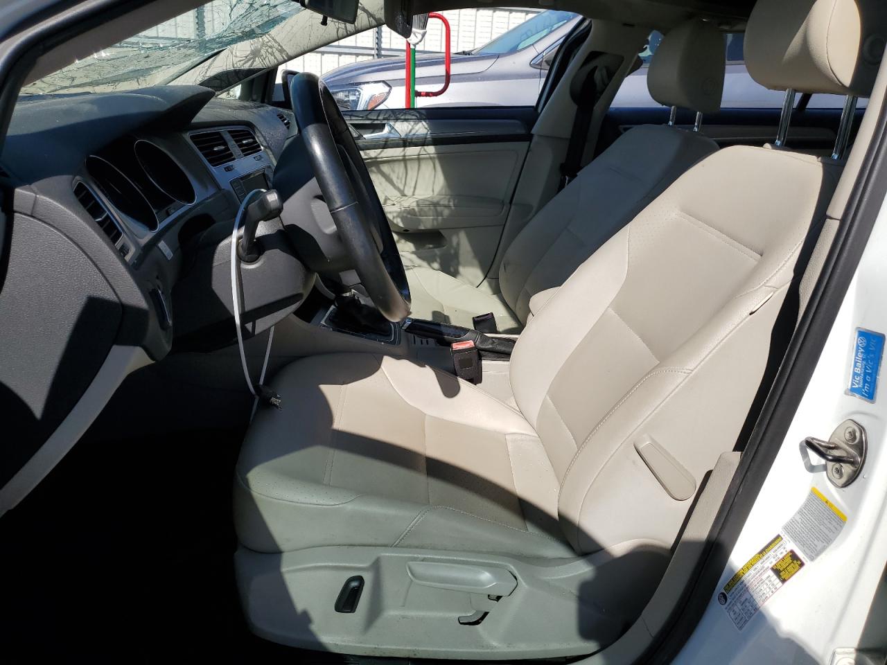 2015 Volkswagen Golf VIN 3VWCA7AU3FM509572 Copart auction photo, top/roof / all over damage thumbnail 7